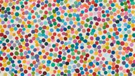 Damien Hirst&#39;s The Currency features 10,000 of his famous spot images