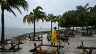 Sarasota in Florida as Hurricane Ian approached