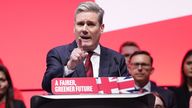 Party leader Sir Keir Starmer making his keynote address during the Labour Party Conference at the ACC Liverpool. Picture date: Tuesday September 27, 2022.