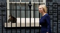 Britain&#39;s Prime Minister Liz Truss walks outside Downing Street in London, Britain, September 23, 2022. REUTERS/Clodagh Kilcoyne
