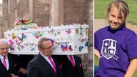 The coffin of nine-year-old stabbing victim Lilia Valutyte leaving St Botolph&#39;s Church in Boston, Lincolnshire. Picture date: Friday September 2, 2022.
