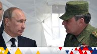Vladimir Putin and Dmitry Bulgakov
