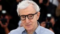 Director Woody Allen poses during a photocall for the film "Cafe Society"  in 2011