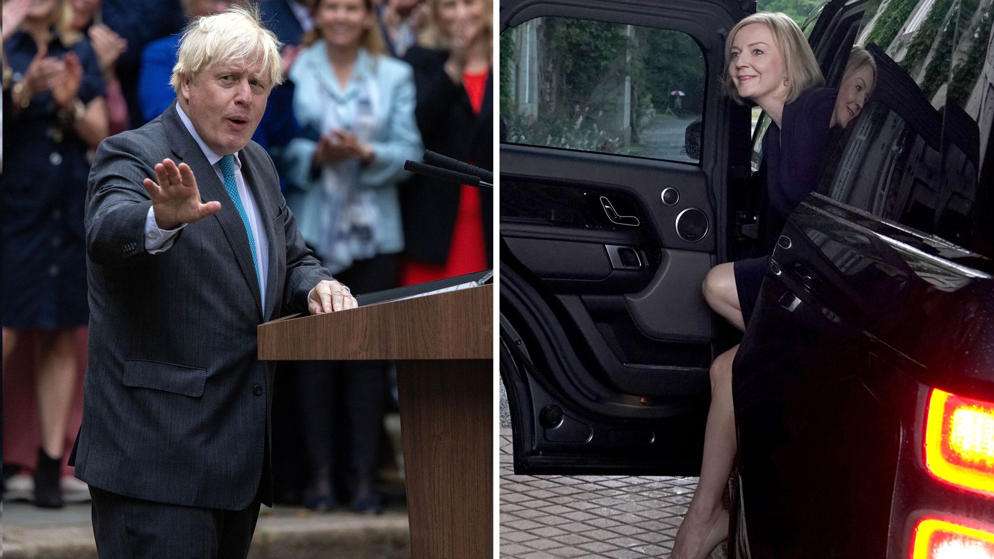 Boris Johnson To Liz Truss - The Transition Of Power In Pictures