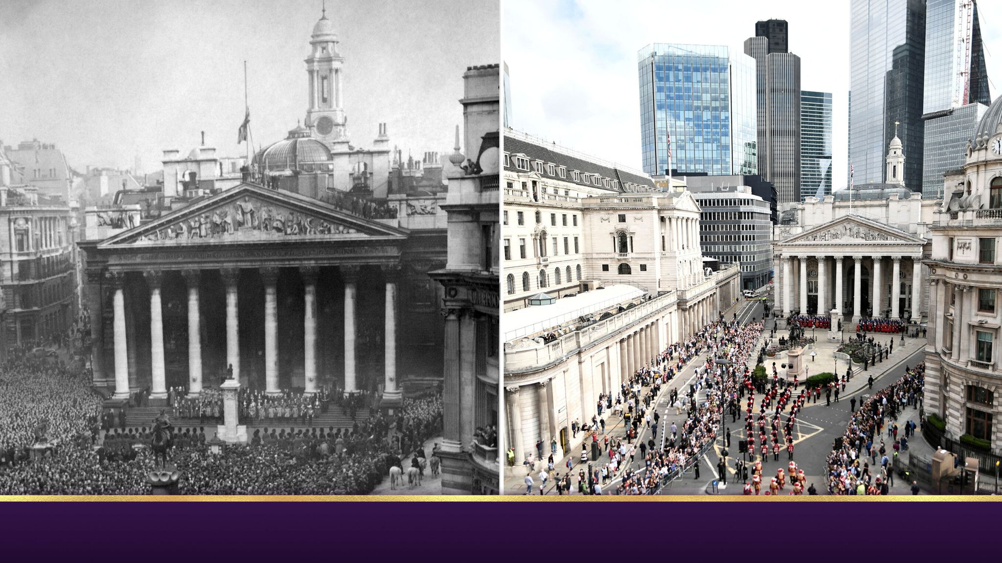 Photos compare accession of King Charles III with his mother Queen ...