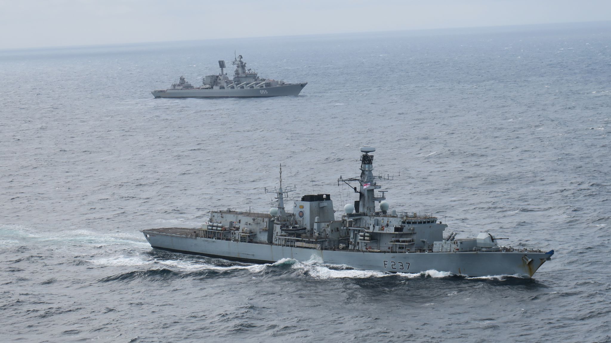 Ukraine War: Royal Navy Shadows Russian Warships As They Pass Near UK ...