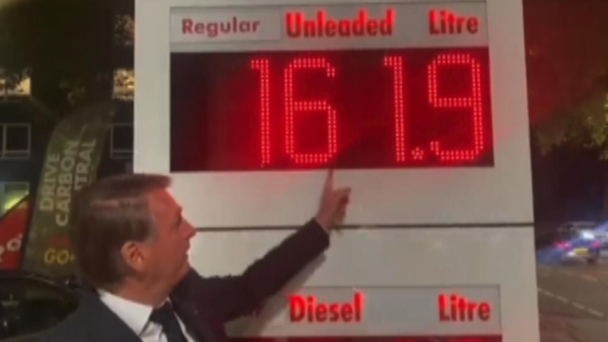 Brazil's President Jair Bolsonaro fumes at UK petrol prices during Brazil's President Jair Bolsonaro fumes at UK petrol prices during