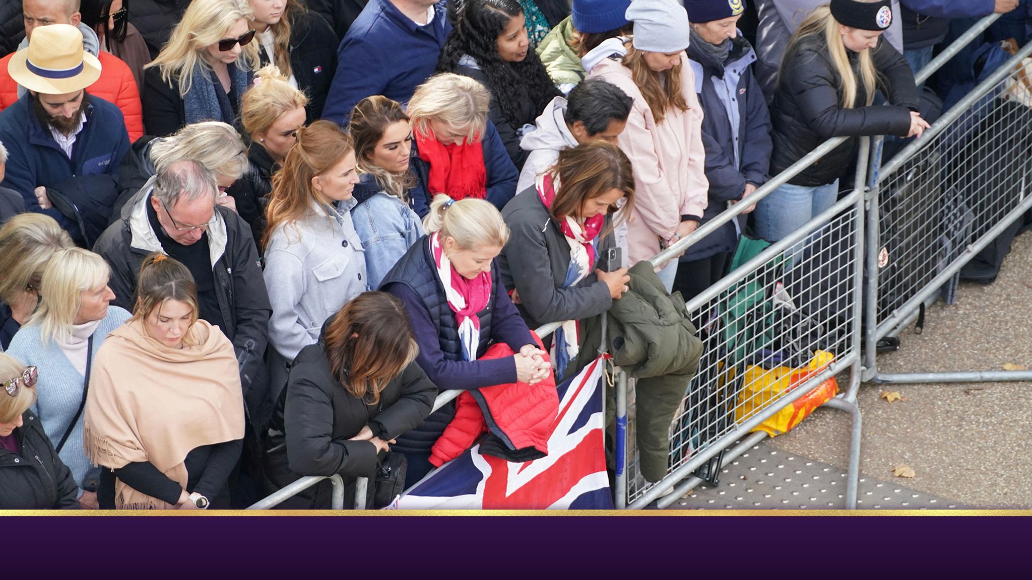 'We had tingles down our spine the whole time' crowds fall silent for Queen's funeral UK