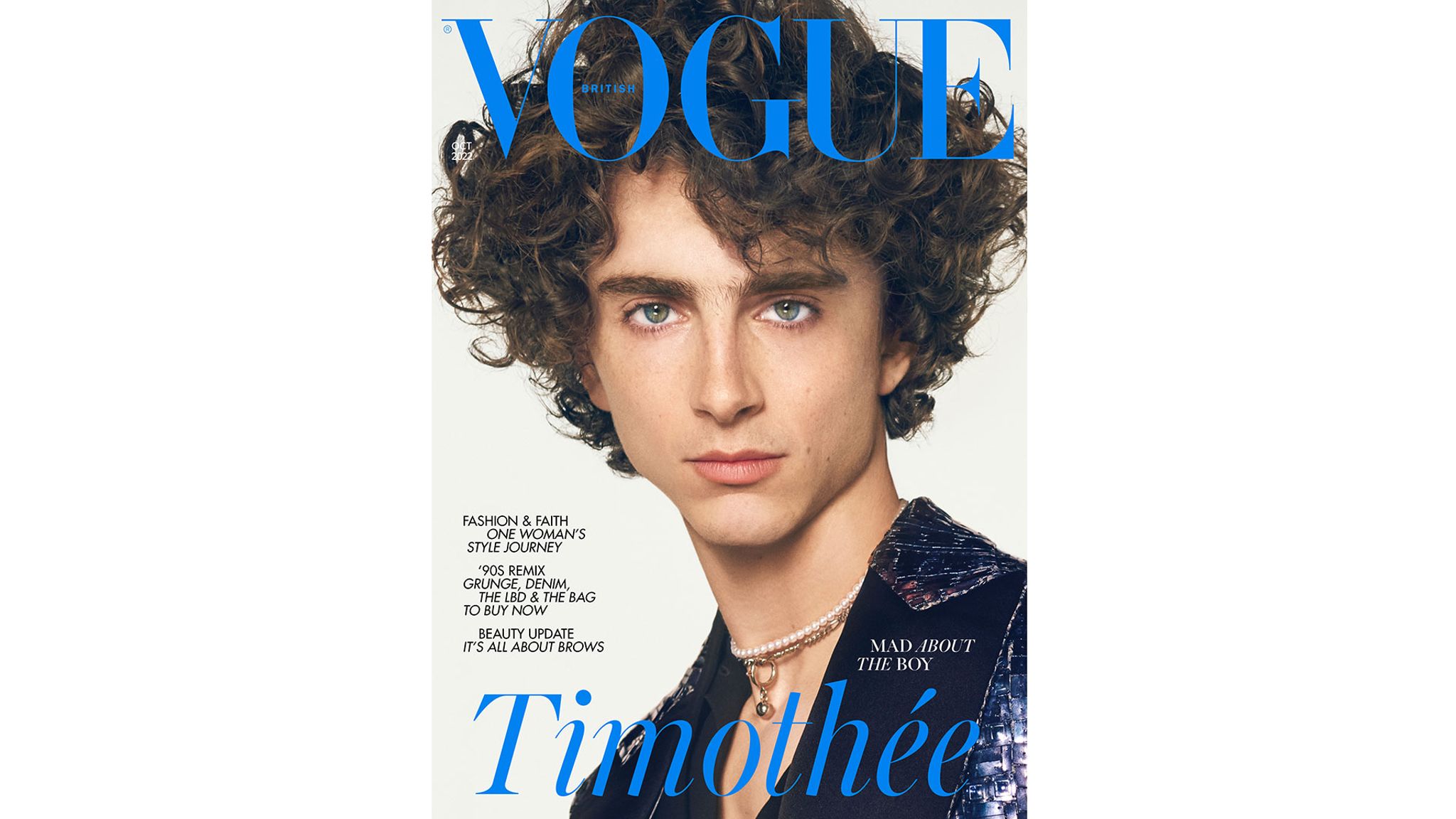 Timothée Chalamet makes history as British Vogue's first solo male cover  star, Timothée Chalamet