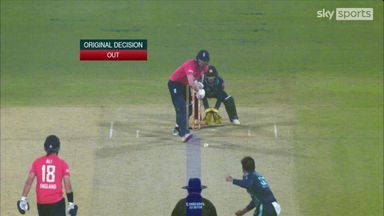 Trouble for England? Malan bowled by Iftikhar!