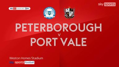 Peterborough United 3-0 Port Vale