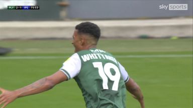Whittaker gives Plymouth lead against Ipswich