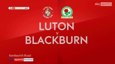 Luton Town 2-0 Blackburn Rovers 