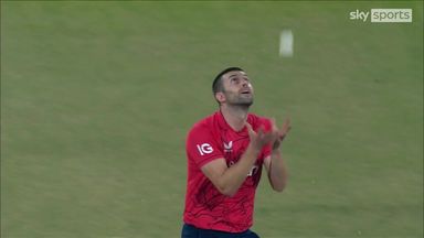 Wood caught and bowled removes Haider Ali