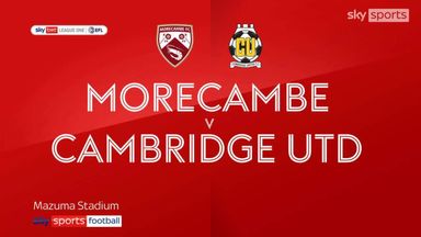 Morecambe 1-2 Cambridge