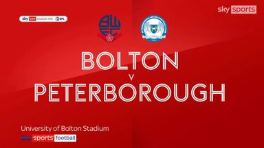 Bolton 1-0 Peterborough