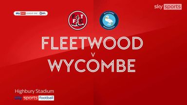 Fleetwood 1-1 Wycombe