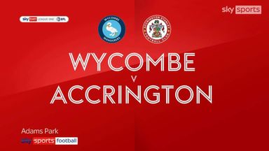 Wycombe 1-0 Accrington
