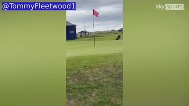 Fleetwood knocks in two balls at the same time!