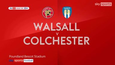 Walsall 1-1 Colchester