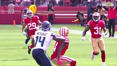 Penalty overturns outrageous Metcalf catch!
