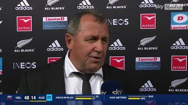 Foster delighted to end Rugby Championship on a high
