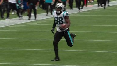 Panthers scoop and score after Kamara fumble!