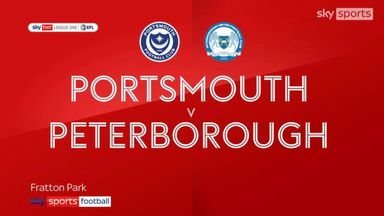 Portsmouth 2-1 Peterborough