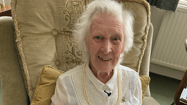 'A treasure forever and ever': 100-year-old is one of last to get