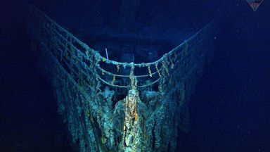 New Titanic footage shows wreck in 'highest-ever quality' | World News ...