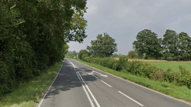 The A612 Southwell Road in Gonalston. Pic: Google Street View