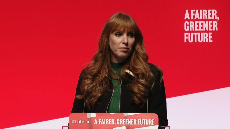 Angela Rayner attacks Liz Truss in Labour conference speech