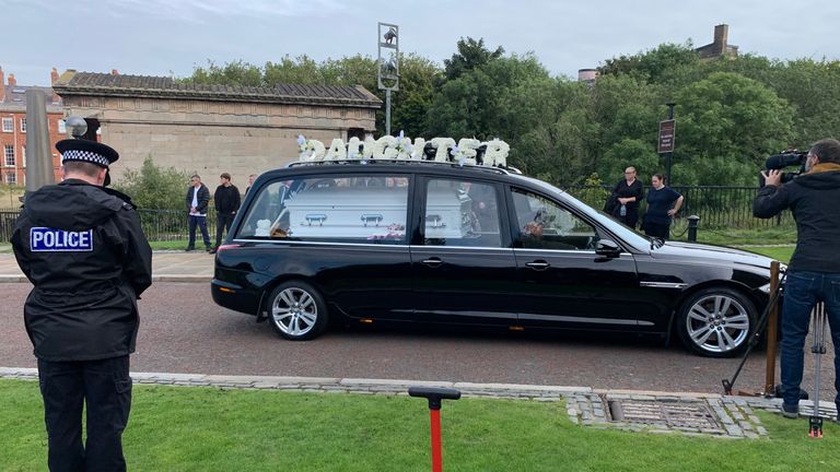 Ashley Dale  funeral 
sent in Frazer Maude