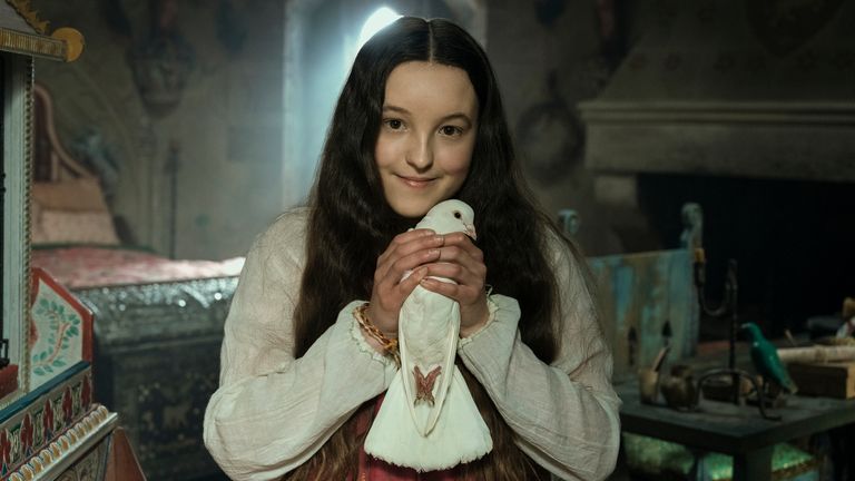 Bella Ramsay in Catherine Called Birdy. Pic:Alex Bailey/Amazon