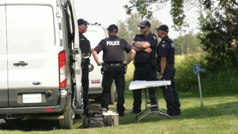Ten dead and at least 15 injured in multiple stabbings in Canada, as suspects still at large