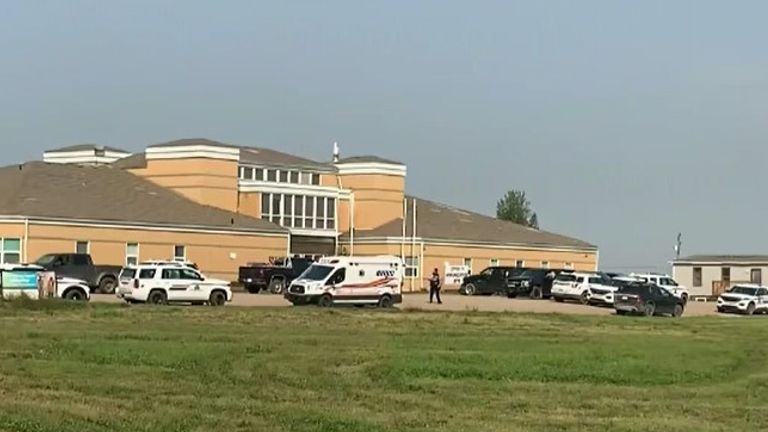 Ten people have been killed and at least 15 others injured after stabbings in the Canadian province of Saskatchewan. 