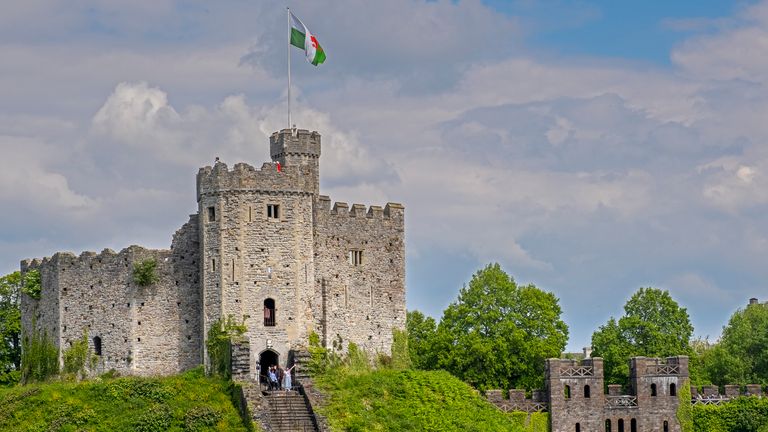 Norman Keep, Cardiff Castle, Cardiff, Wales
