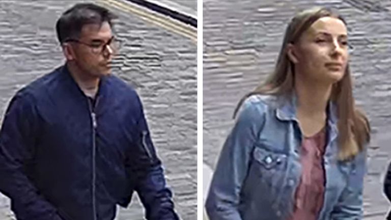 The force has also released images of two people they hope can help with the investigation