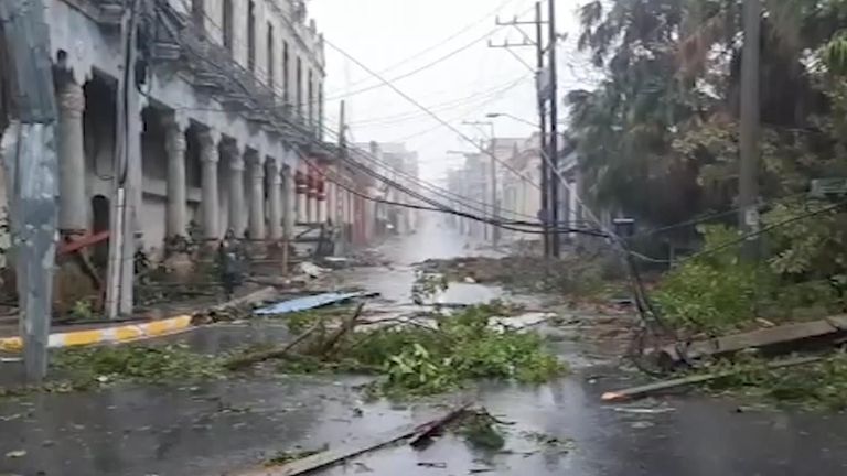 The damage done by Hurricane Ian in Cuba