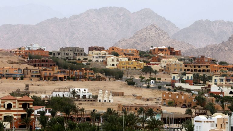 A general view of buildings at the Red Sea resort of Sharm el-Sheikh, Egypt, June 4, 2022. REUTERS/Mohamed Abd El Ghany
