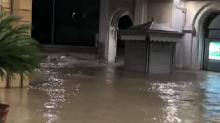 Heavy flooding hits central Italy