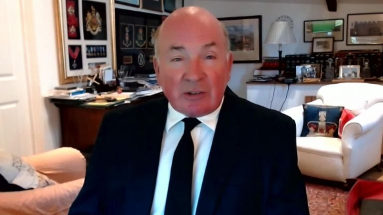 General Lord Dannatt reacts to death of the Queen