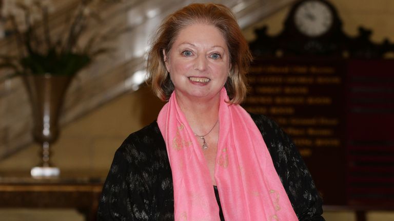 File photo dated 17/05/14 of writer Hilary Mantel attending a press launch for the new theater production Wolf Hall and Bring Up The Bodies at 1 Whitehall Place in London.  .  The writer of Wolf Hall has died 