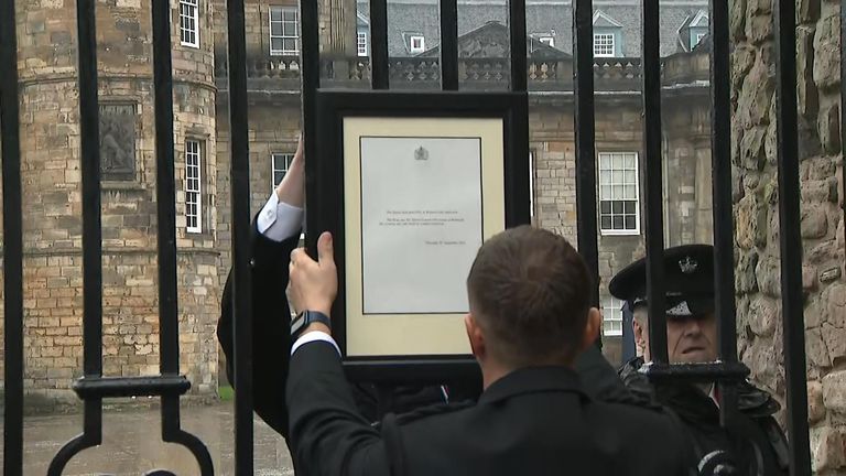 Queen Elizabeth II has died aged 96, passers by in Holyrood react to her death saying &#39;it&#39;s tragic that part of Britain is now gone&#39;. The Queen was the longest-reigning monarch in British history and the world&#39;s oldest head of state.