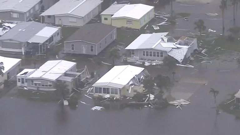 Las secuelas del huracán Ian en el condado de Lee