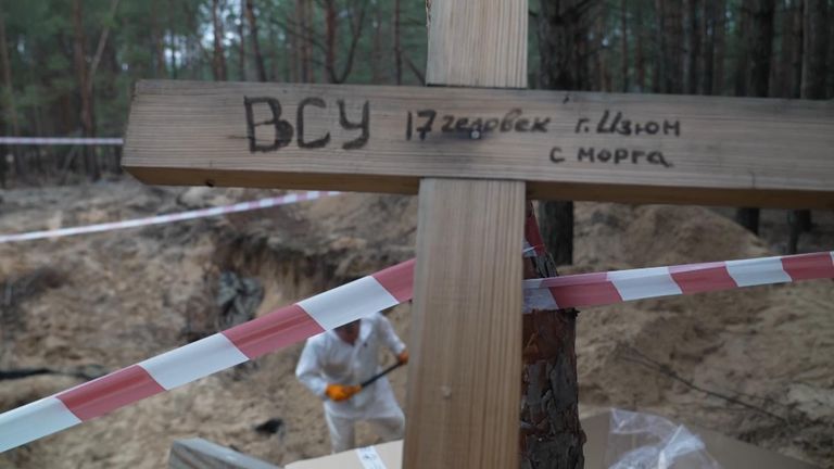 Children among 146 bodies exhumed at mass burial site in eastern Ukrainian city