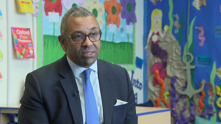 Education Secretary James Cleverly believes parents should be fined if their children don&#39;t attend school