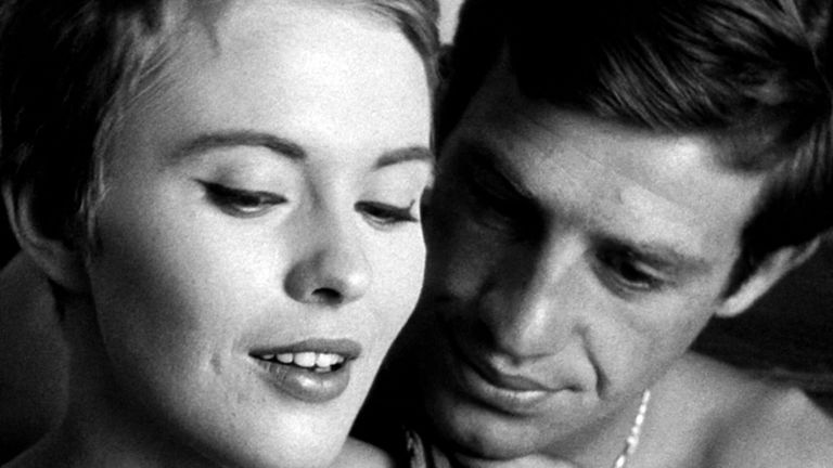Jean Seberg and Jean-Paul Belmondo, Breathless 1959 directed by Jean-Luc Godard.  Christophel Collection/BELLA Production.  January 1, 1959