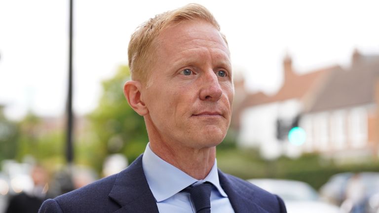 Judson Hoffman, Global Head of Community Operations at Pinterest, leaves Barnet Coroner&#39;s Court, north London, after giving evidence in the inquest into the death of Molly Russell. The 14-year-old schoolgirl from Harrow, north-west London, viewed an extensive volume of material on social media, including some linked to anxiety, depression, self-harm and suicide, before ending her life in November 2017. Picture date: Thursday September 22, 2022.
