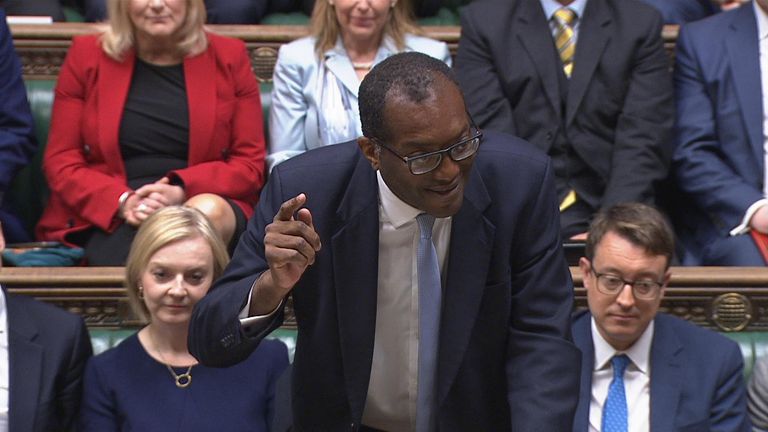 Chancellor of the Exchequer Kwasi Kwarteng